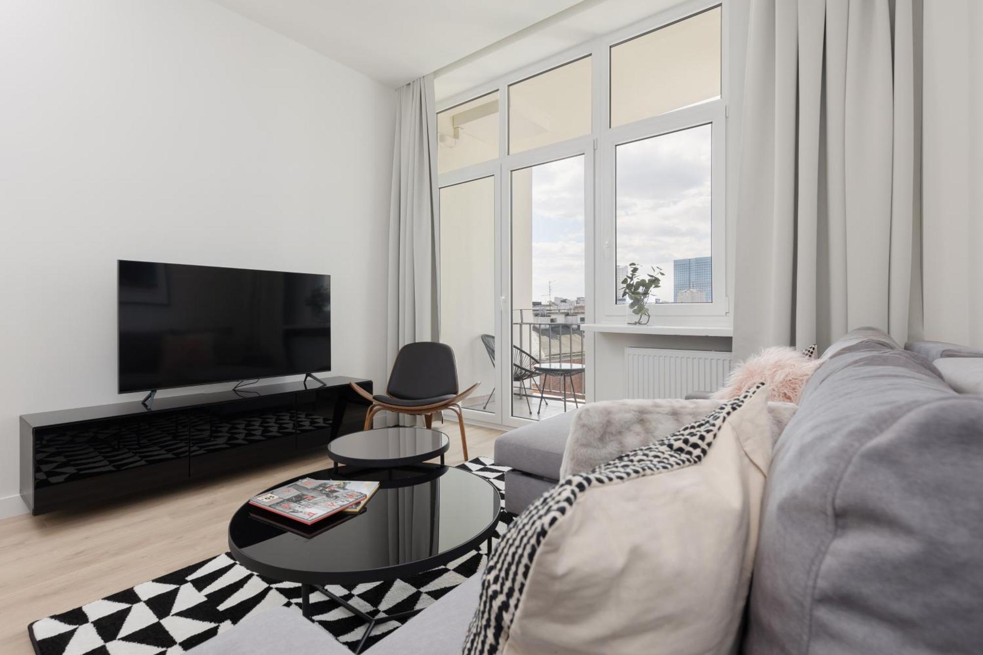 City Panorama Spacious Apartment By Renters Prestige Varsóvia Exterior foto