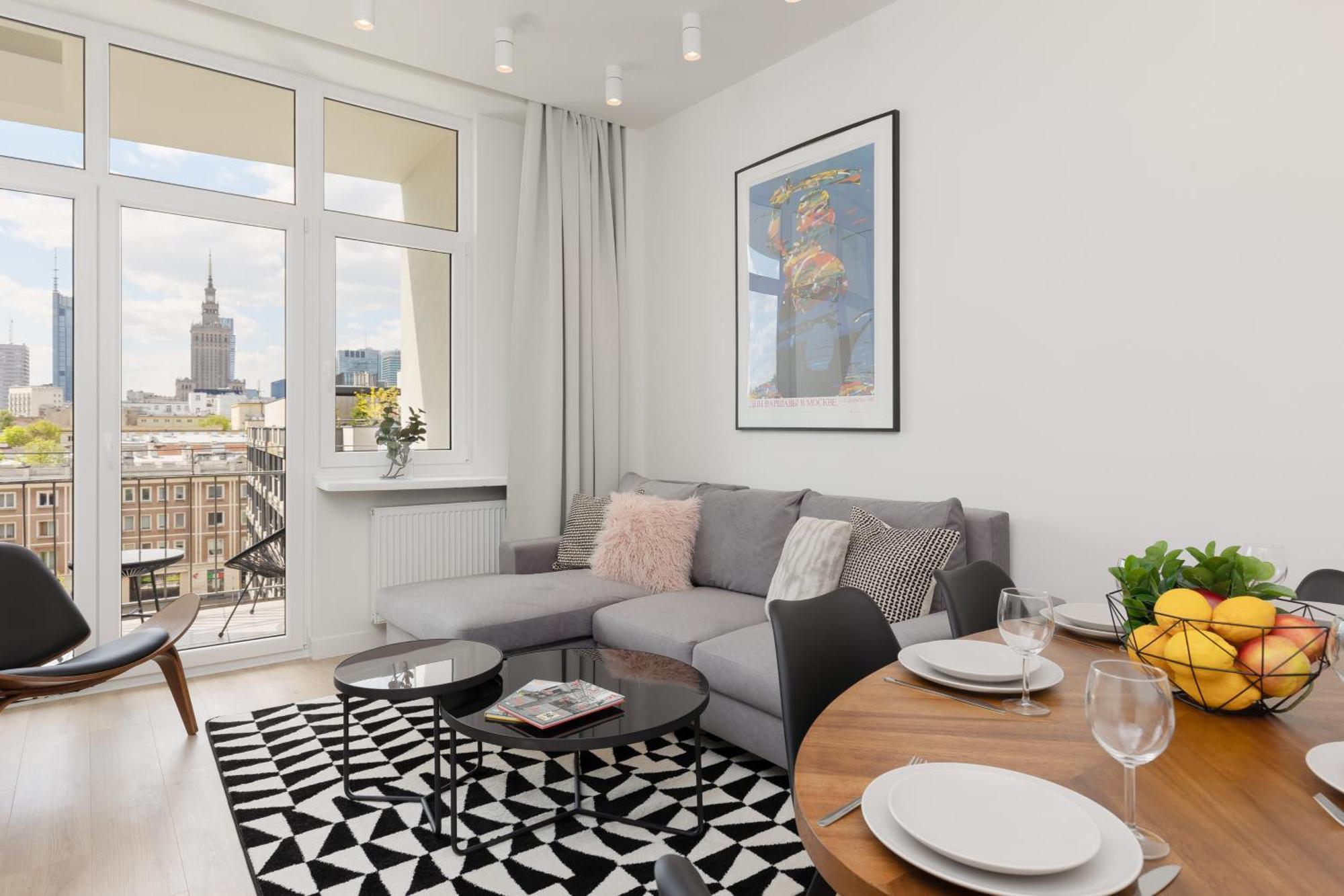 City Panorama Spacious Apartment By Renters Prestige Varsóvia Exterior foto